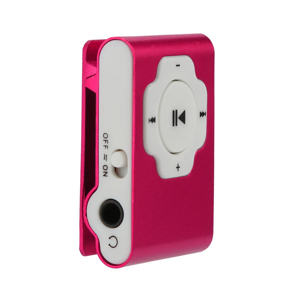 Мини Портативный USB MP3 клип плеер пластиковые Материал Поддержка Micro SD карты