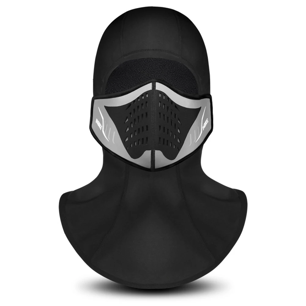 Motorcycle Full Face Removable Mask Black Windproof Outdoor Motor