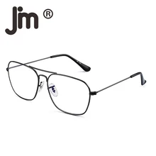 JM Пилот Синий светильник Блокировка компьютерные очки, квадратный глаз защиты видео очки с антибликовым покрытием для мужчин и женщин