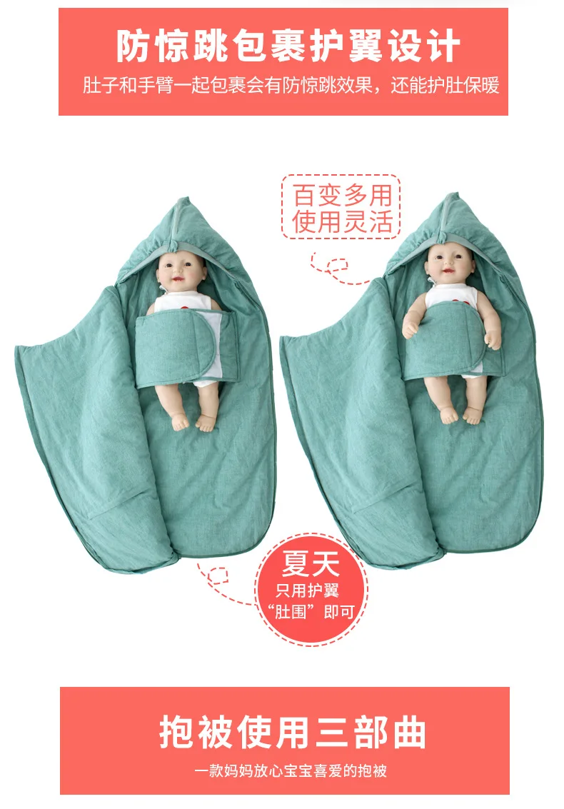 Детский спальный мешок зимний конверт для новорожденных спальный термо мешок хлопок детский спальный мешок аксессуары для коляски