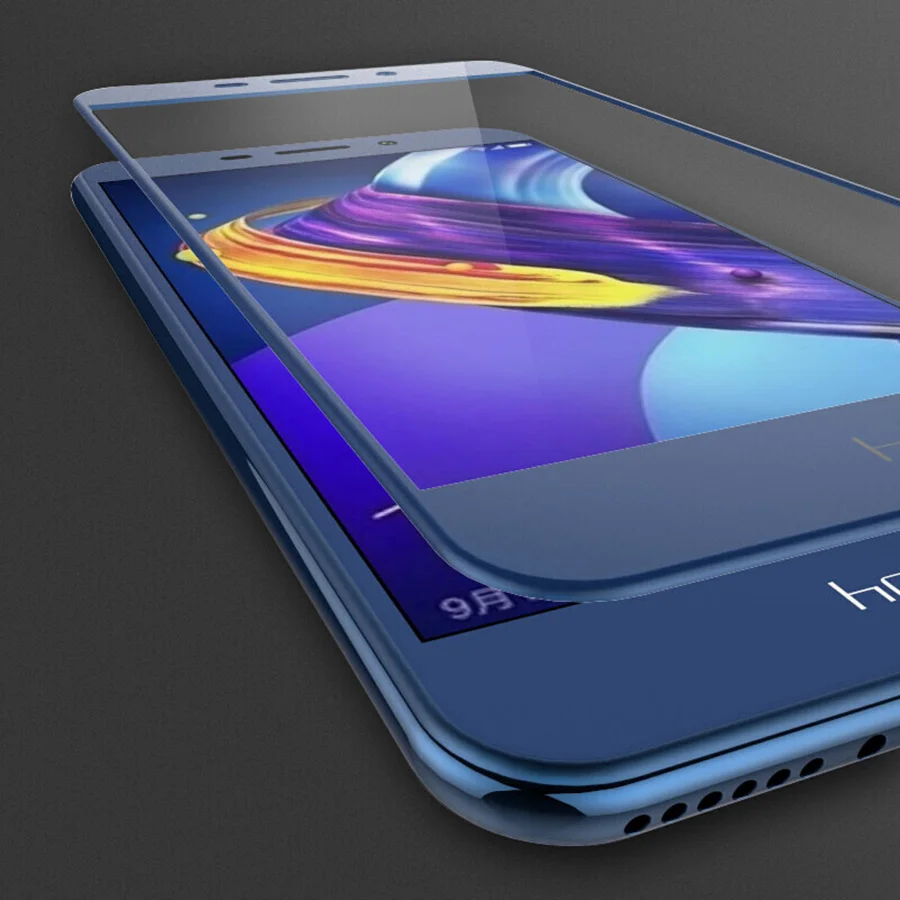 Аливо полное покрытие экрана протектор Премиум Закаленное стекло для Huawei Honor 6C Pro