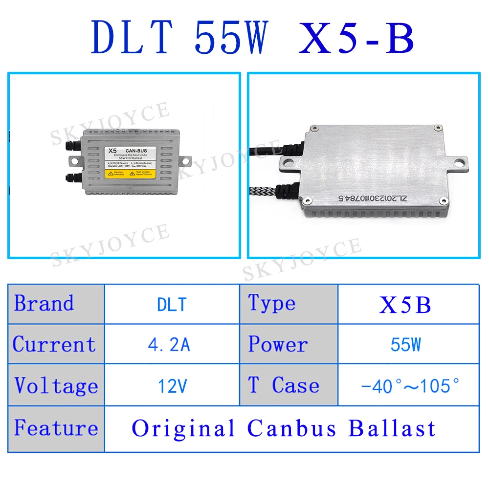 DLT HID балласт для H1 H7 H11 D2H HID лампы ксеноновый Комплект AC 35 Вт 55 Вт 70 Вт DLT F3 F5 F7 X35 X55 Быстрый Яркий Canbus HID балласт