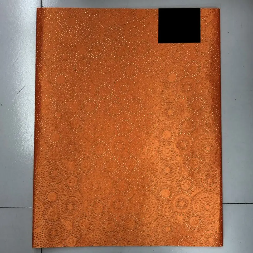 

Quality african gele headtie sego,Orange nigerian george wrapper, Nigerian Sego Gele Headties 2pcs/pack LXL-43-2