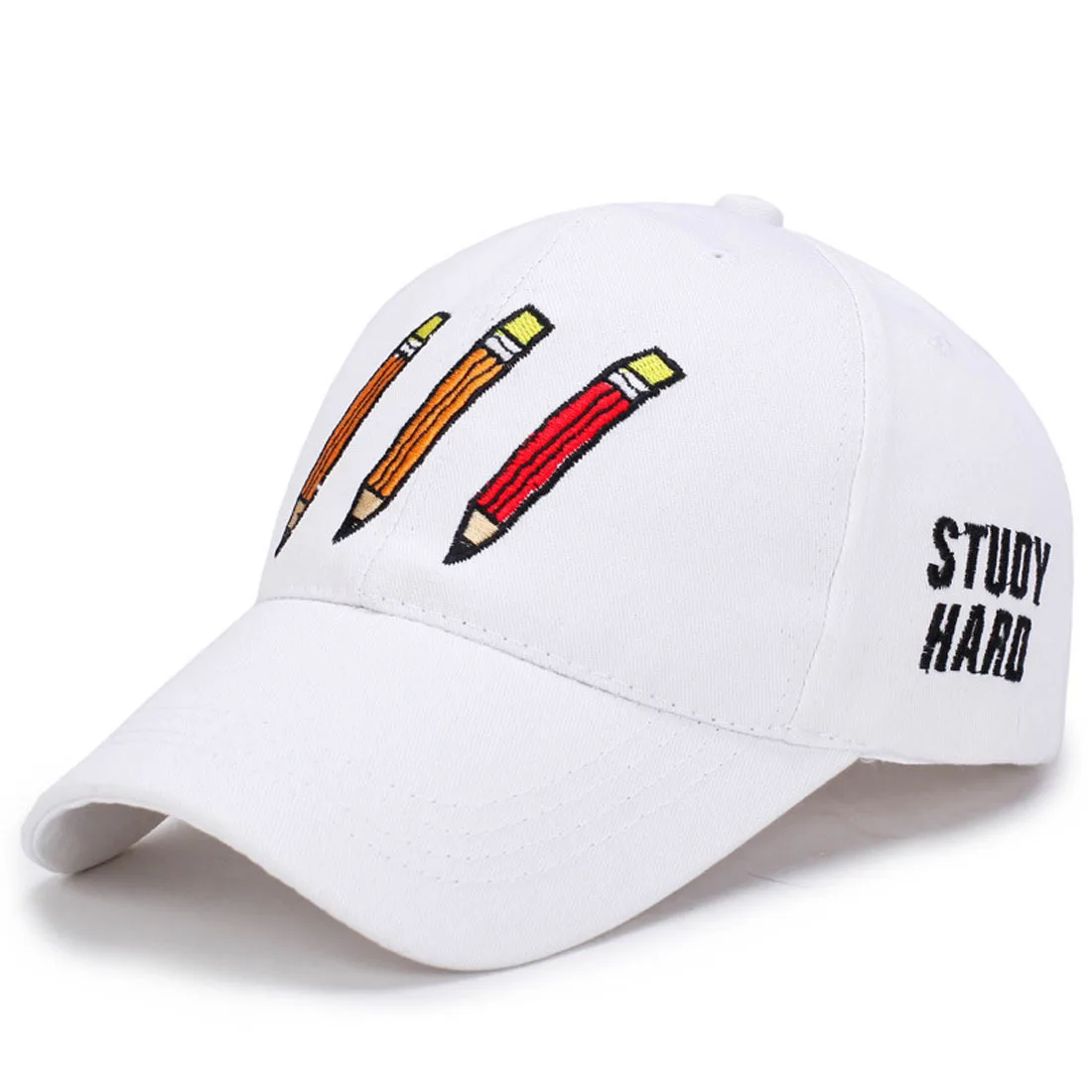 Men's and women's plain pencils baseball caps snapback bone hat hip hop