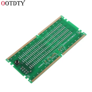 

OOTDTY DDR4 Test Card RAM Memory Slot Out LED Desktop Motherboard Repair Analyzer Tester