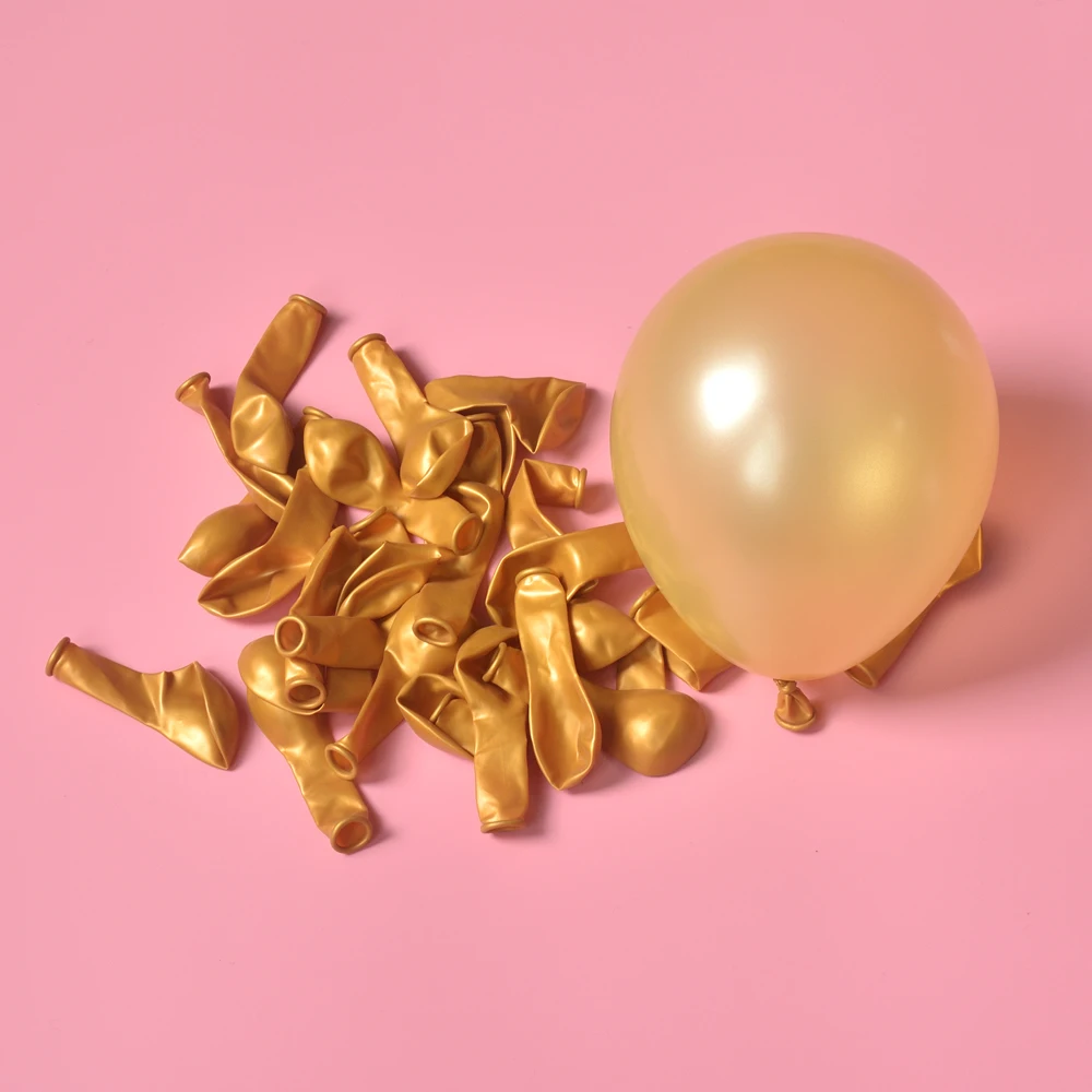 Серый латексный шар макарон, 10 Дюймов, 5 дюймов, вечерние воздушные шары для свадьбы, дня рождения, вечеринки, Аксессуары для детского душа - Цвет: Gold