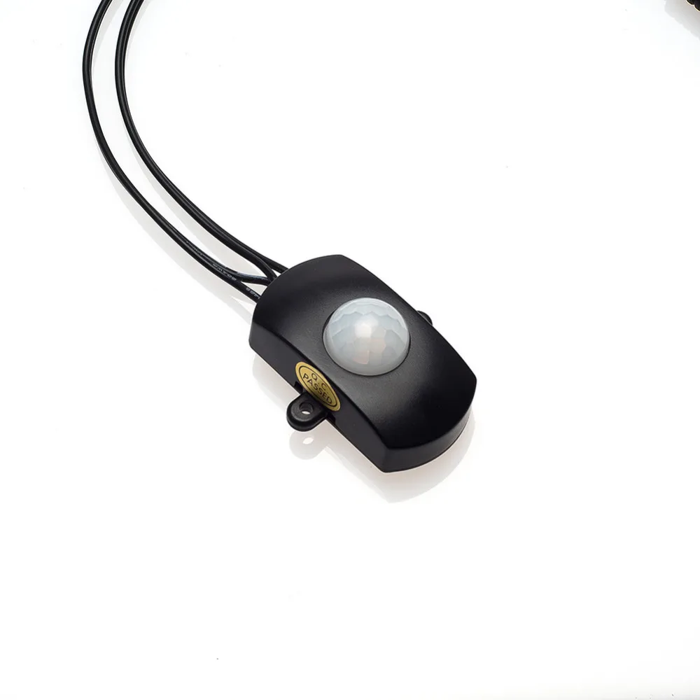 

PIR Infrared Motion Sensor Detector Switch Controller Aotomatic Mini DC5-24V 5A Time Adjustable for LED Strip Light Corridor