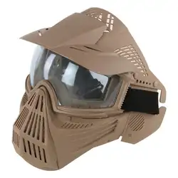 TF Полнолицевая пейнтбольная маска, линза, тактическая маска, военная армейская съемка, охотничье защитное оборудование, Airsoft Wargame Masks
