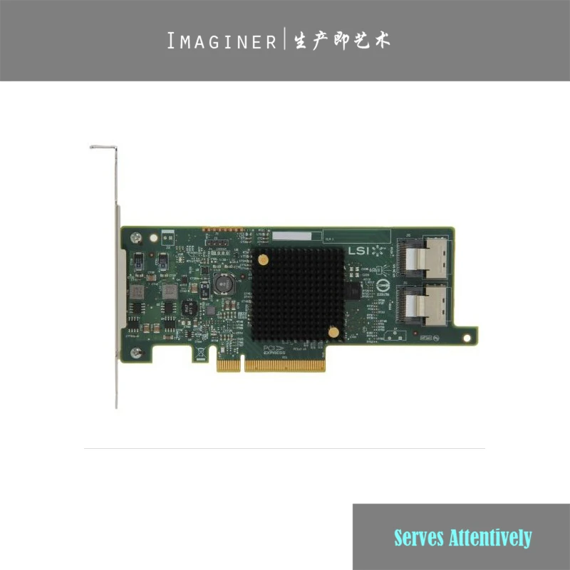 Tarjeta controladora LSI Logic LSI00301 SAS 9207 8i, 8 puertos internos