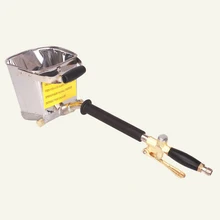 4 отверстия Воздушный Распылитель для штукатурки цементный раствор пистолет-распылитель с бункером ведро настенный опрыскиватель Stucco штукатурная машина цементные распылители