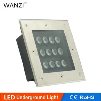 

Free shipping 12W 200*200mm LED Underground light Outdoor lighting Underground Buried Yard Lamp Landscape Light