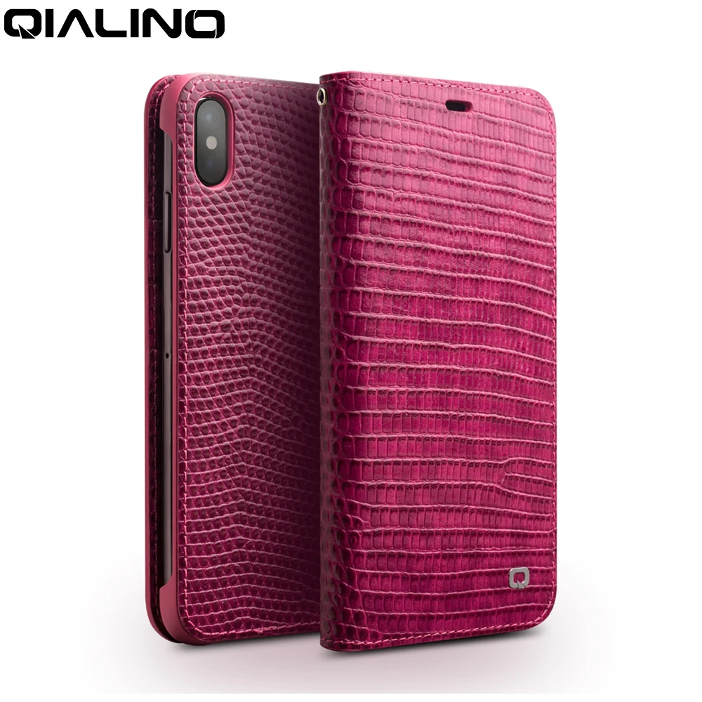 

Genuine Leather Phone Case for iPhone X / XS / XR Fashion Luxury Handmade Women Bag Card Slot Flip Cover for iPhone XS Max