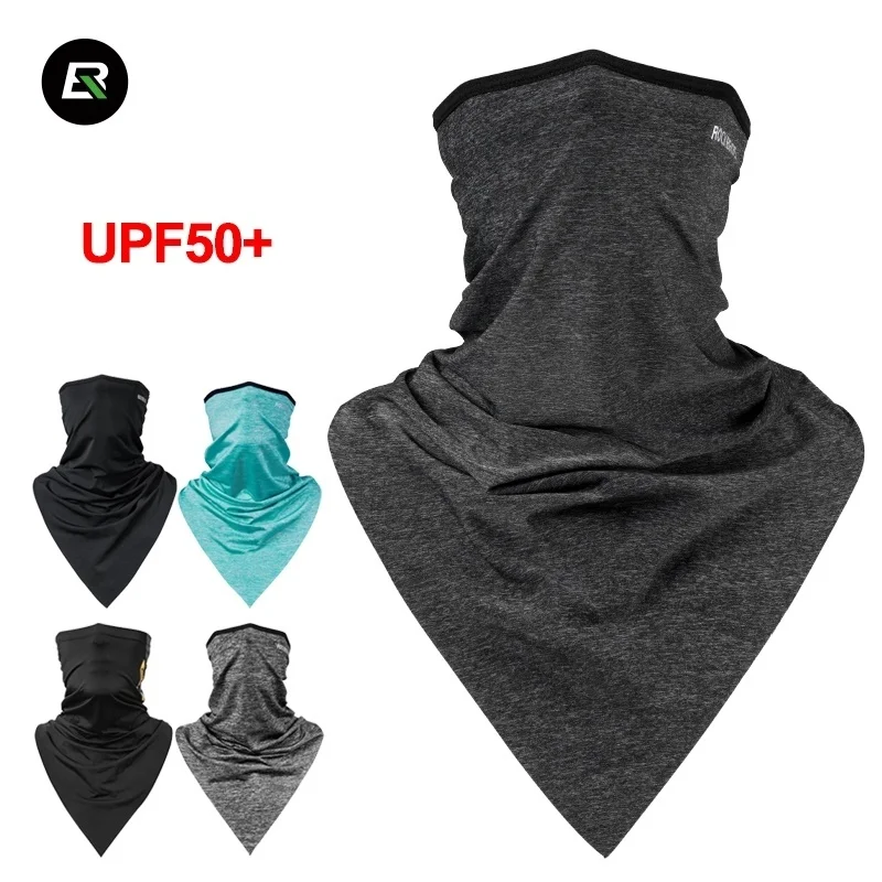 

RockBros UPF50+ Outdoor Sports Anti-uv Half Face Mask Running Cycling Cap Headband Scarf Breathable and Quick Drying