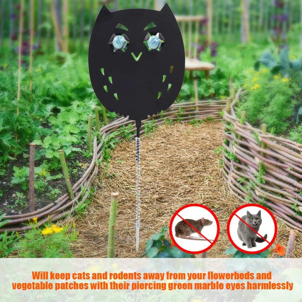 4pcs Scarers Owl Stop Pest Control Get Rid Pests Protection Repellent