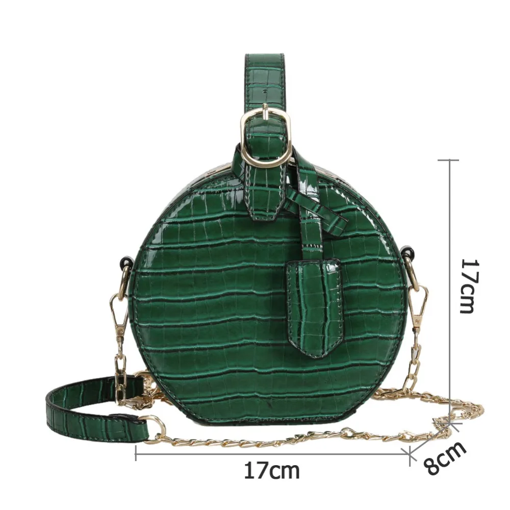 Round Messenger Chain Bags for Women 2019 Ladies Stylish PU Leather Shoulder Handbags Girls Solid Casual Shopping Crossbody Bag Round Messenger Chain Bags for Women 2019 Ladies Stylish PU Leather Shoulder Handbags Girls Solid Casual Shopping Crossbody Bag