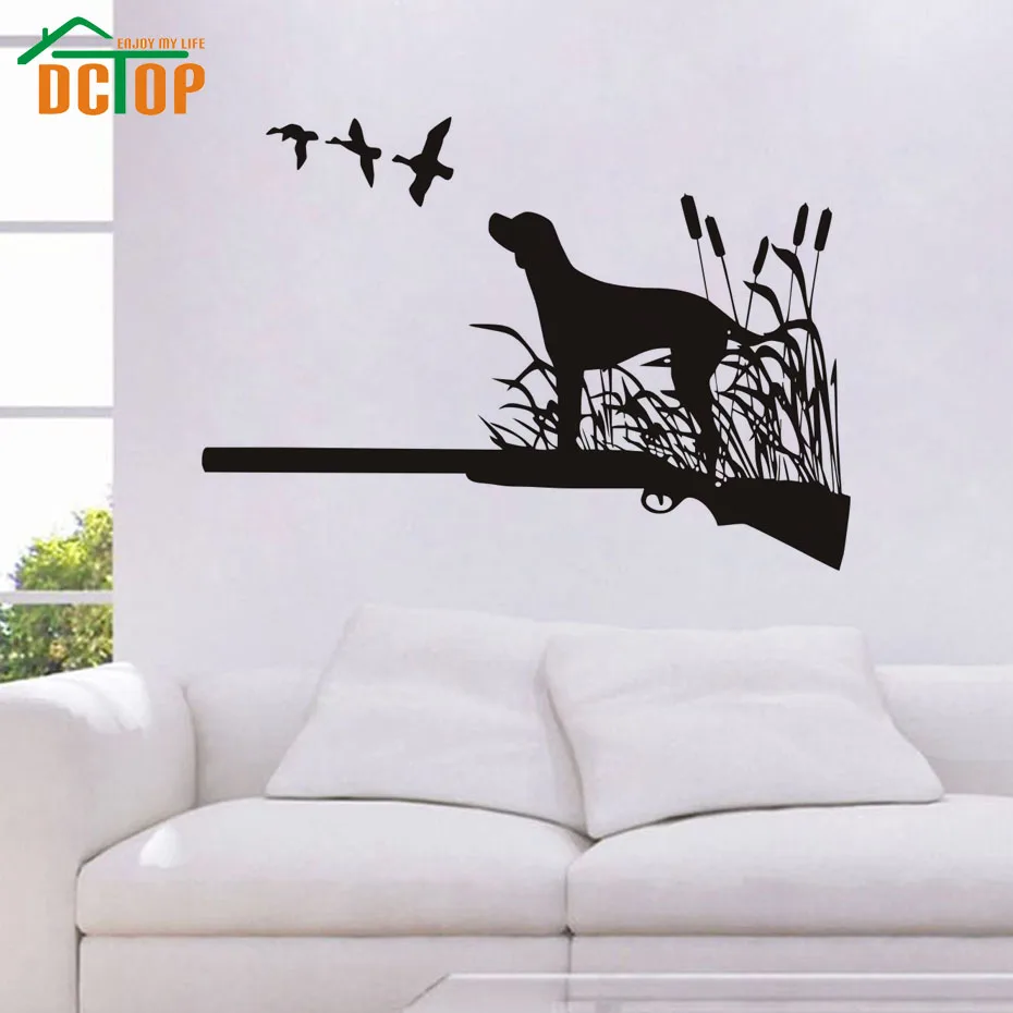 dctop birds hunting dogs wall decals active hobbies hunter vinyl wall art stickers for bedrooms decor - Hunting Bedroom Decor dctop birds hunting dogs wall decals active hobbies hunter vinyl wall art stickers for bedrooms decor - Hunting Bedroom Decor