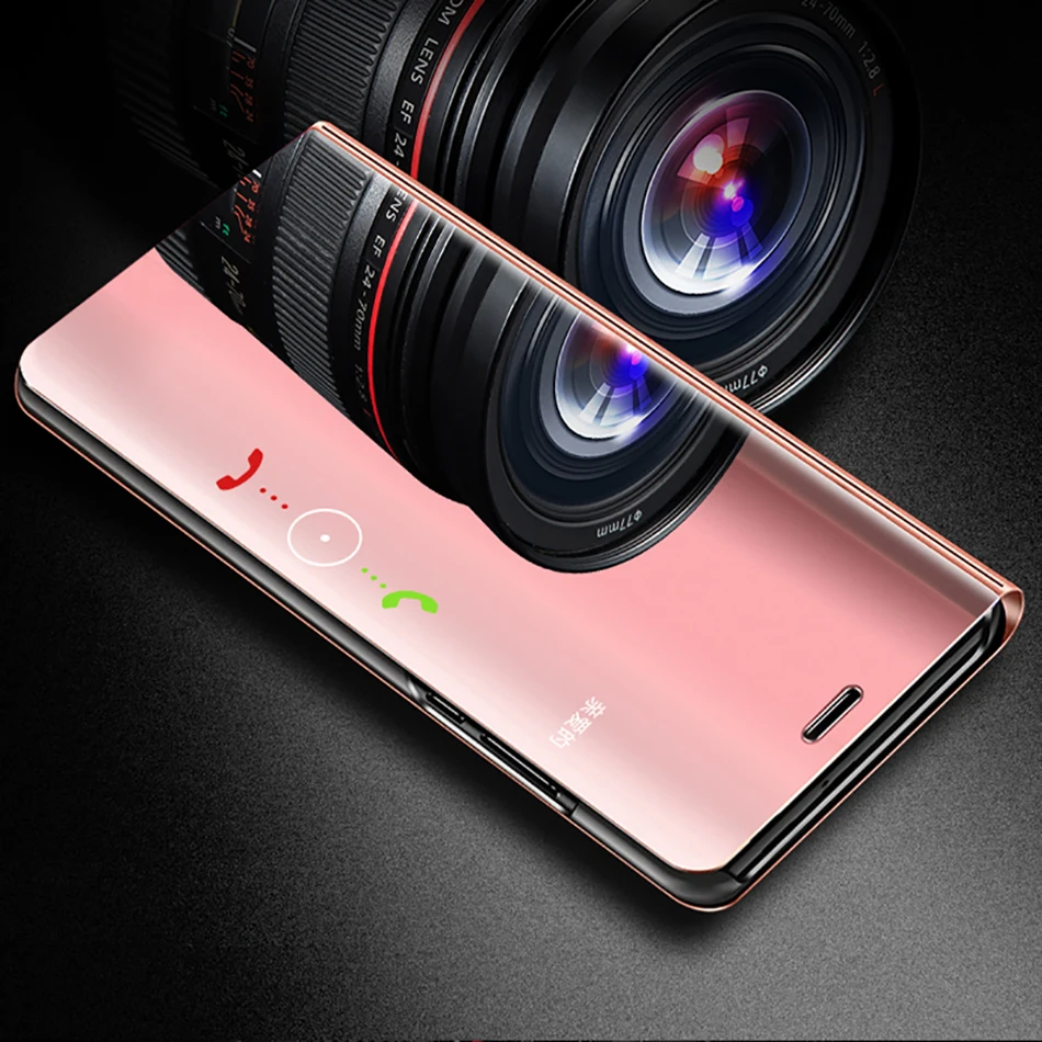 

Mirror Flip Case For Huawei P20 P30 Lite Mate 20 Lite Pro Y6 Y5 Y7 2018 Cover On Honor 20 8X 10 9 lite 7A Y9 P Smart 2019 Case