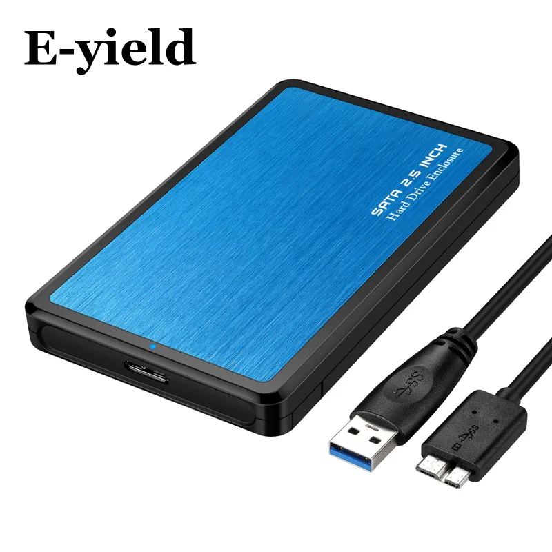 Чехол для жесткого диска 2 5 дюйма USB 3 0 Sata 6 ТБ протокол UASP алюминиевый корпус и АБС