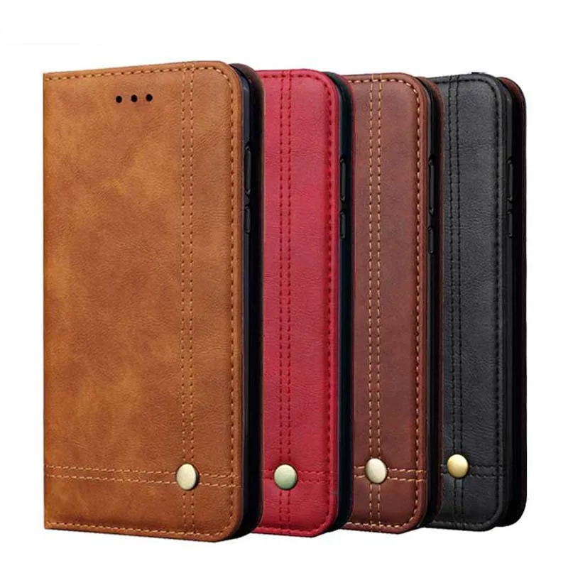 

MAKEULIKE Flip Case For Huawei P Smart 2019 Wallet Case Adsorption PU Leather Phone Bag Case For Huawei P Smart 2019 Cover