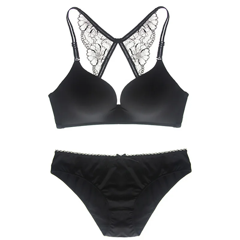 New Arrival 3/4Cup Women Fashion Sexy Bra Y type Butterfly Shoulder