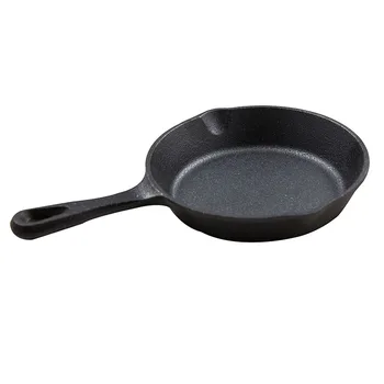 

ZITING 16cm Cast Iron Skillet Frying Pan Non Stick Pancake Pan Cooking Pots Grill Pan Cookware Use For Gas And Induction Cooker