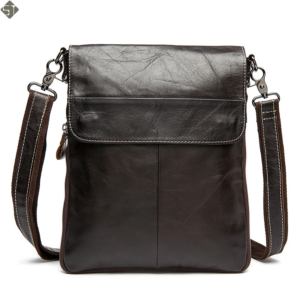 

100% Genuine Leather men bags men's briefcase vintage men Messenger bag Shoulder Bag Ipad shoulder coffer cowhide leather bags