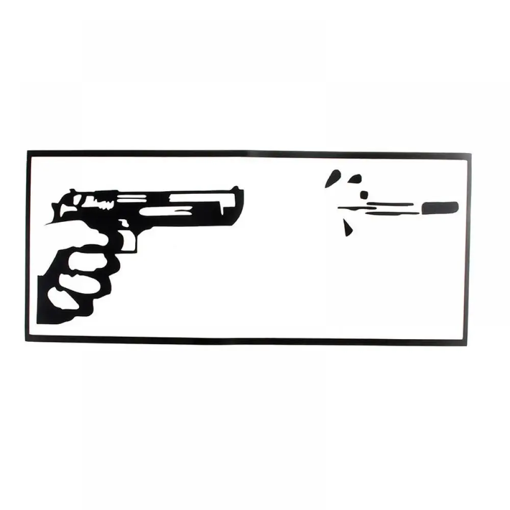 Пистолет виниловые наклейки в виде Фотообоев c переводными картинками Стикеры кожи ноутбука для Apple MacBook Air/Pro 11/12/13/15/17 дюймов