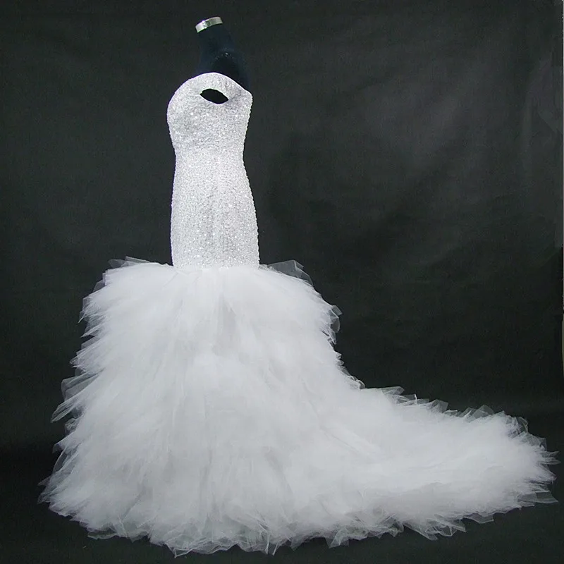 QQ Lover Новое свадебное платье Русалка с открытыми плечами на заказ размера плюс свадебное платье невесты в африканском стиле