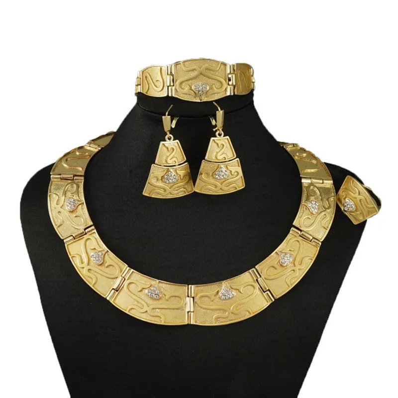 african necklace bead jewelry sets gold african jewelry set african