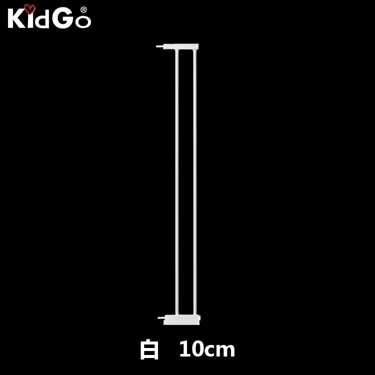 75-82 см безопасное ограждение для детей, автоматическое закрывание, безопасная дверь, лестница, ограждение, коридор, забор, безопасная защита, забор, может быть расширен - Цвет: White 10cm