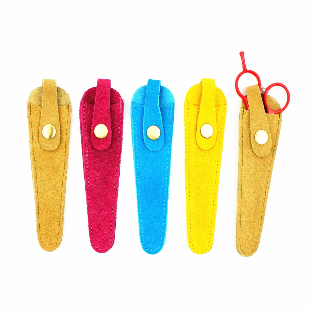 Новые профессиональные ножницы для волос из воловьей кожи кожаный чехол