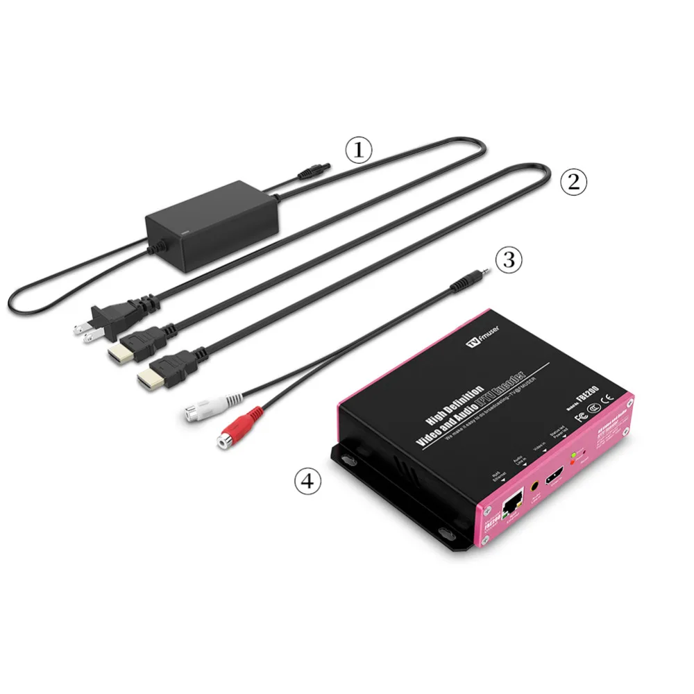 FMUSER FBE200 H.264/H.265 HDMI кодировщик беспроводной IPTV видео прямой трансляции в реальном