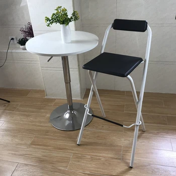 

New European Folding Bar Chair High Bar Chair Fishing Chair Outdoor Folding Fishing Chair