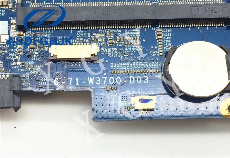Материнская плата для ноутбука Hasee Raytheon CLEVO w370ET материнская 6 71 w3700 d03 DDR3