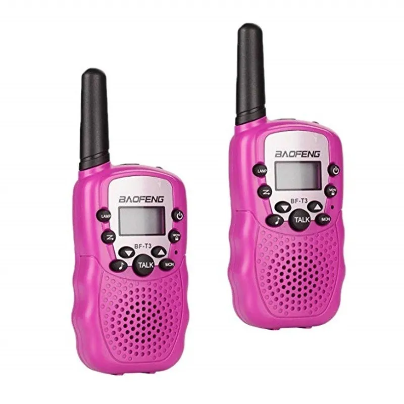 2 шт. детские мини дети UHF BaoFeng Walkie Talkie BF T3 FRS двухстороннее радио ФИО Comunicador удобно