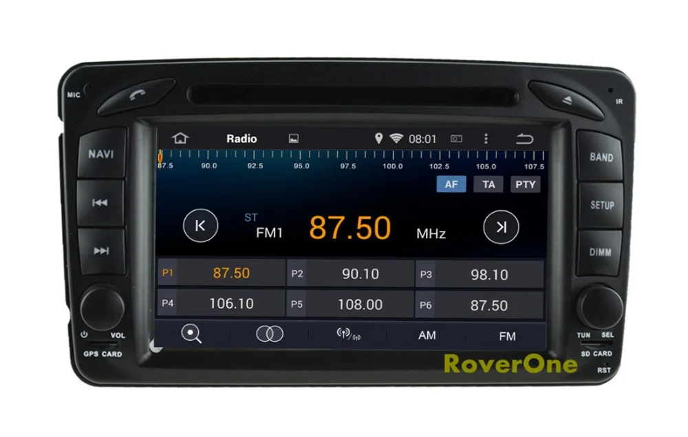 Excellent For Mercedes C270 C280 C300 C320 C350 C32 C55CLK280 CLK320 Android 8.1 Autoradio Car DVD Radio Stereo GPS Navigation Multimedia 1