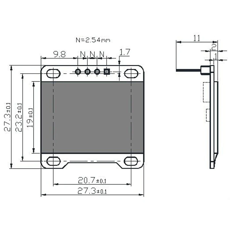 Для Arduino Raspberry PI 0,96 "дюймов ЖК-дисплей Экран I2c IIC Серийный 12864 128X64 O светодио дный цвет желтый, синий; размеры 34–43 ЖК-дисплей светодио дный