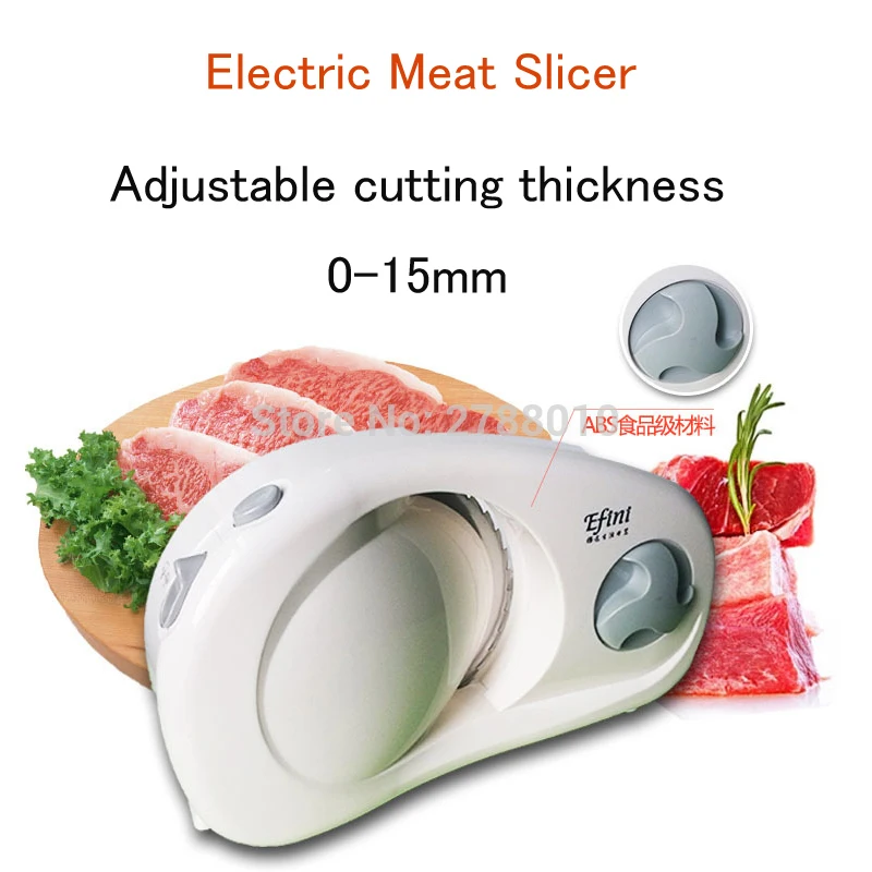 

Electric Meat Slicer Meat Shredding Machine Household Meat Cutting Machine with blade 0-15mm Meat Grinder