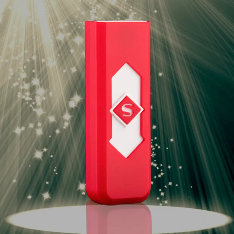 

USB Windproof Flameless Small Rechargeable Electric Electronic Charging Cigarette Lighter Smokeless Super Lighters Man