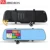 5 pollici Car Rear view Specchio Doppia Lente DVR della Macchina Fotografica di GPS di Navigazione 170 gradi Full HD 1080 P Video Recorder WIFI + WDR 8 GB Mappa Gratuita
