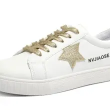 Onke летние женские кроссовки прогулочная белая повседневная обувь для влюбленных принт модная женская обувь на плоской подошве zapatos de mujer