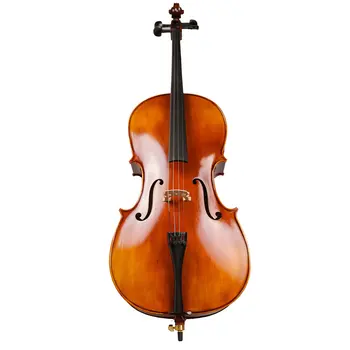 TONGLING Full Size Matt Cello 4/4 3/4 1/2 1/4 Antique Natural Flamed Violoncello Professional Acoustic Musical Instrument