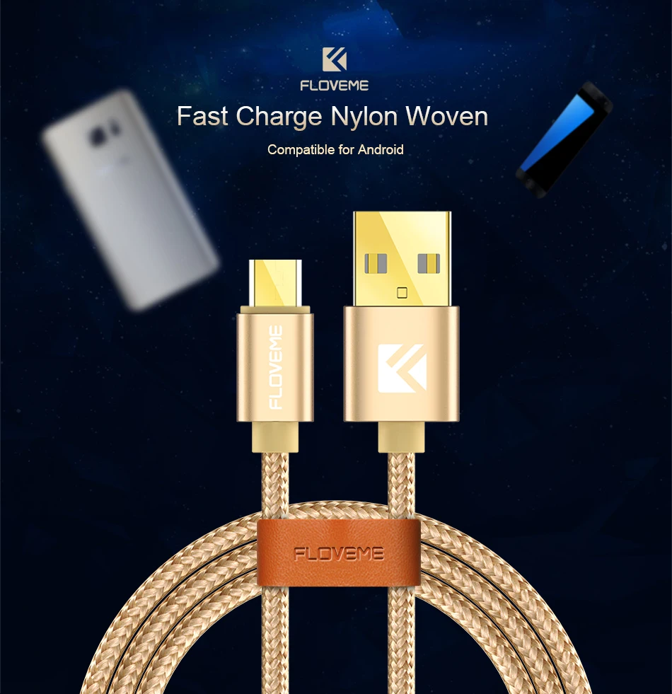 FLOVEME микро Тип usb C кабель для samsung Xiaomi быстрой зарядки Зарядное устройство кабель Lightning для iPhone huawei телефон USB кабеля для передачи данных