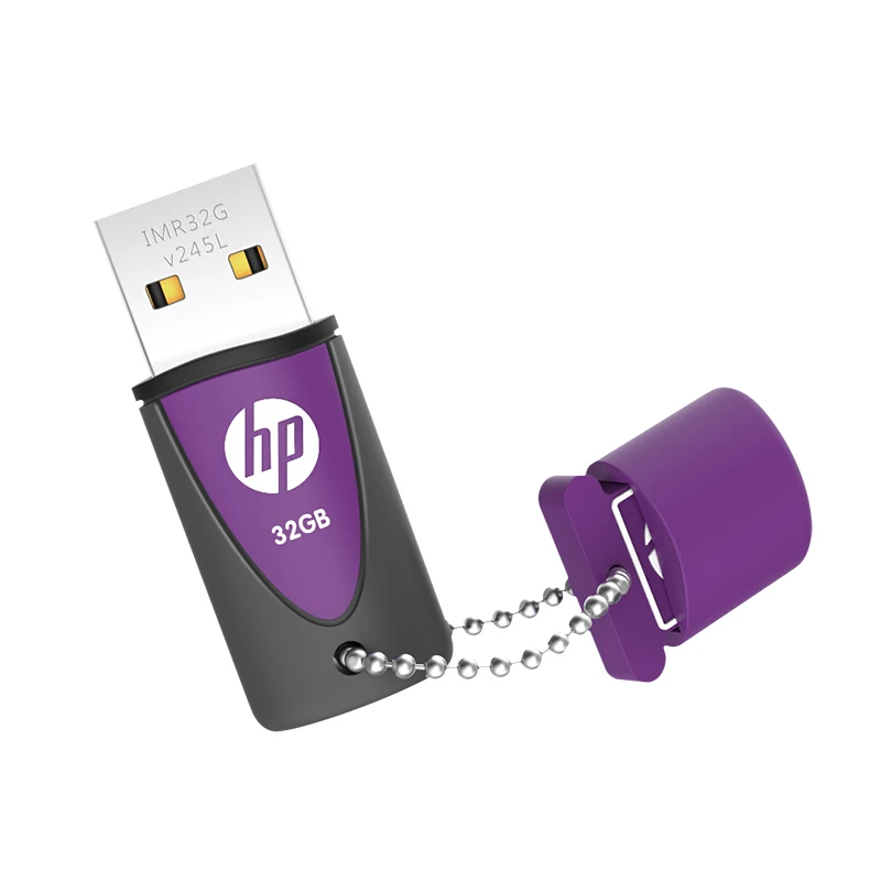 Оригинальный hp V245 USB силиконовые флеш накопитель 32 Гб оперативной памяти 16