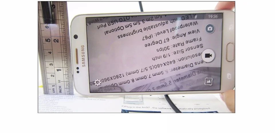 AN97 Android эндоскоп 7 мм объектив водонепроницаемый 1 м/1,5 м/2 м/3,5 м/5 м/10 м кабель OTG USB эндоскопия камера осмотр бороскоп эндоскоп