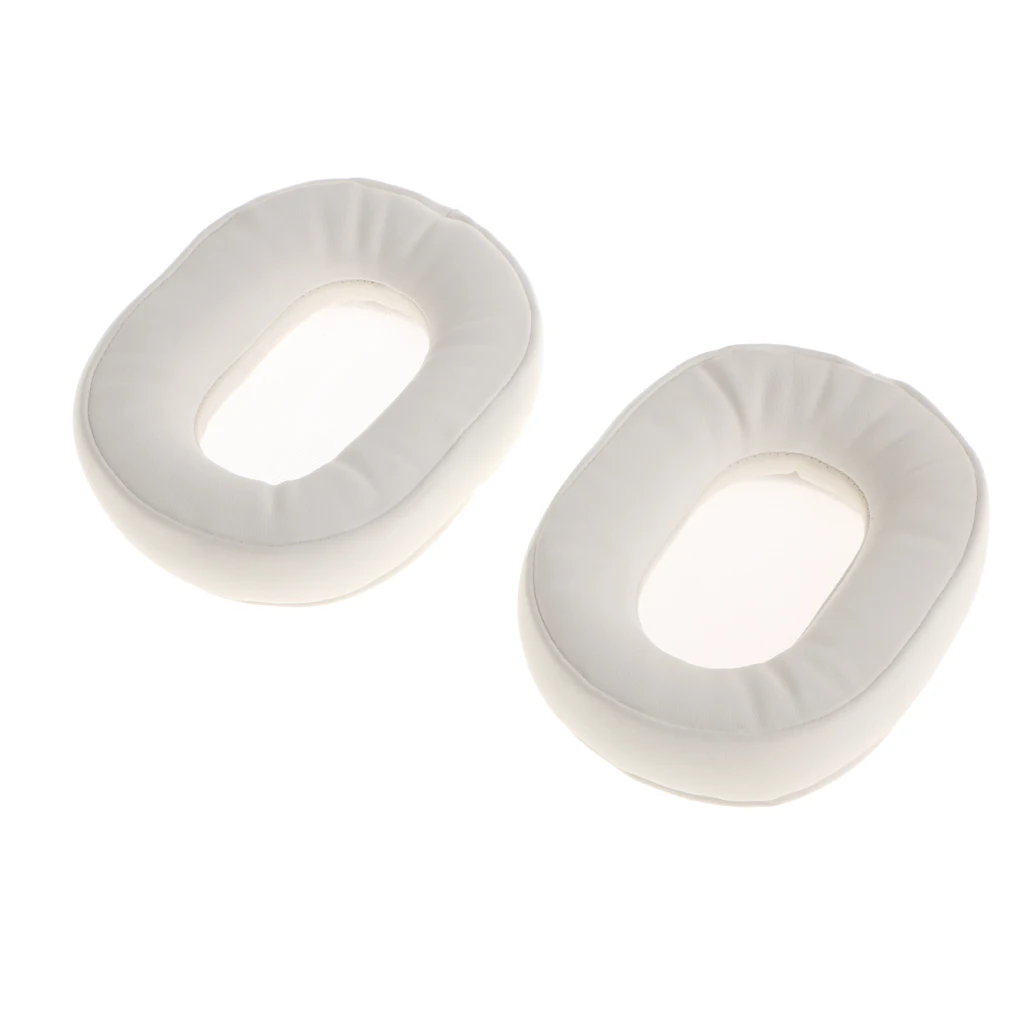White Headphone Ear Pads Cushion Cover Pillow for ATH-MSR7 ATH-M50 M40 M50X