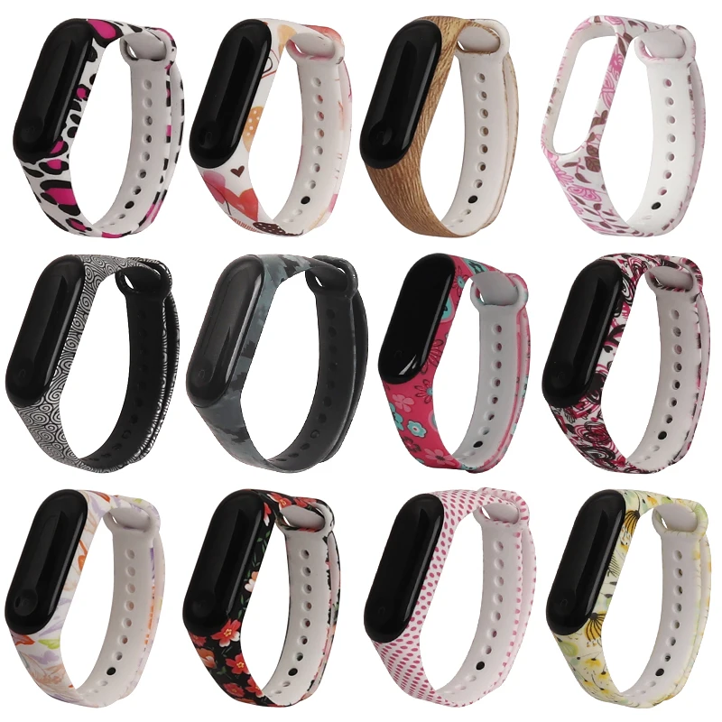 Correa Mi Band 3 ремешок на запястье для Xiaomi Miband Mi3 Смарт фитнес-браслет Band3 спортивные