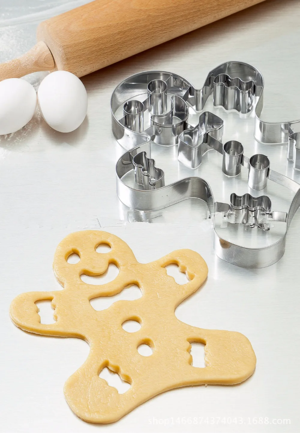 1PC Christmas Cookie Cutter Stainless Steel Cookie Mould Gingerbread