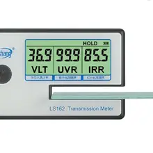 Измеритель передачи, LS162 Солнечный Фильм окно оттенок передачи, снятый стеклянный тестер, VLT измеритель пропускания УФ ИК отклонение