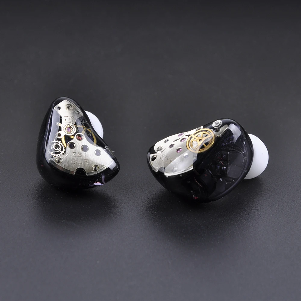 Wooeasy 3BA+1DD Gear in Ear Earphone Custom Made Hybrid Around Ear Earphone With MMCX Plated Earphone